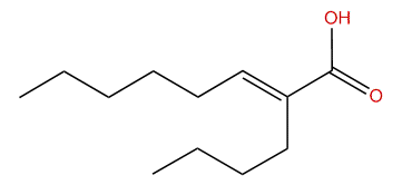 2-Butyl-2-octenoic acid